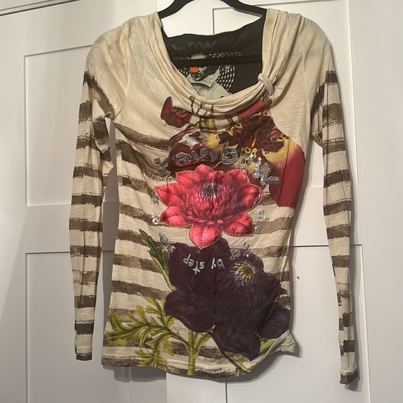 Desigual cowl-neck top. XS - Picture 2 of 8